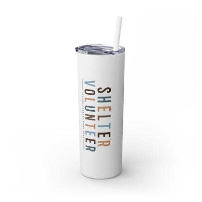 Personalized Animal Shelter Volunteer Tumbler, Rescue Volunteer Gift, 20oz Skinny Tumbler