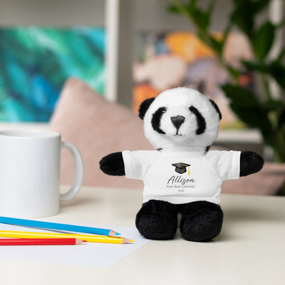 Personalized Graduation Plush Animal – Custom Grad Gift with Name, School & Year