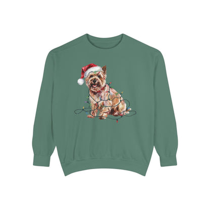 Cairn Terrier Christmas Lights Sweatshirt