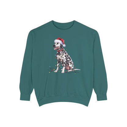 Dalmatian Christmas Lights Sweatshirt