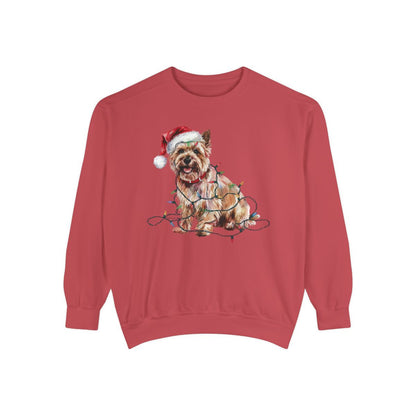Cairn Terrier Christmas Lights Sweatshirt