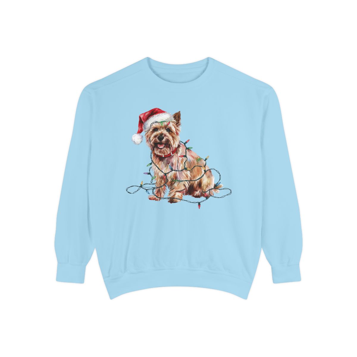 Cairn Terrier Christmas Lights Sweatshirt