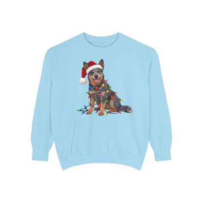 Australian Cattle Dog Christmas Sweatshirt, Blue Heeler Holiday Crewneck, Festive Dog Lover Gift
