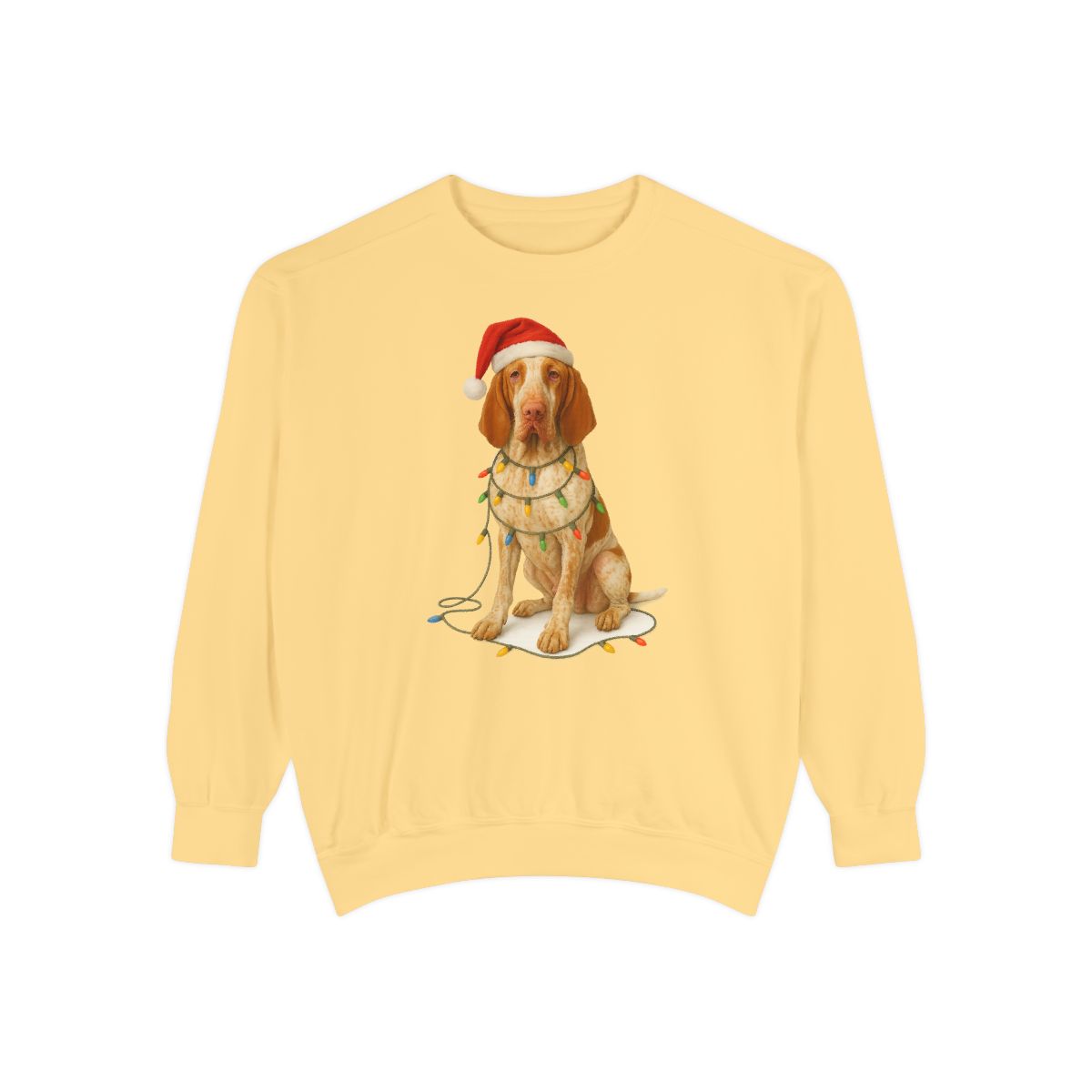 Bracco Italiano Christmas Sweatshirt, Holiday Dog Lover Gift, Cozy Winter Sweater, Festive Bracco Apparel, Cute Dog Design