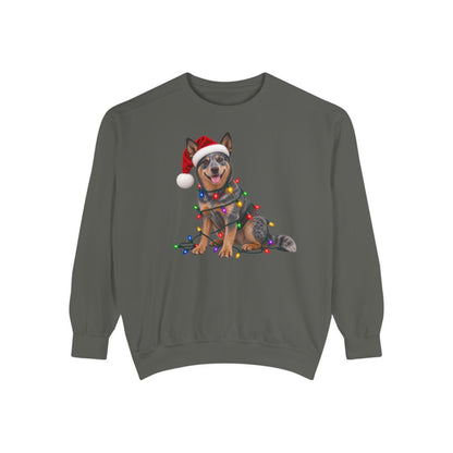 Australian Cattle Dog Christmas Sweatshirt, Blue Heeler Holiday Crewneck, Festive Dog Lover Gift
