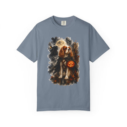 Blenheim Cavalier Headless Horseman Inspired Halloween Comfort Colors Shirt