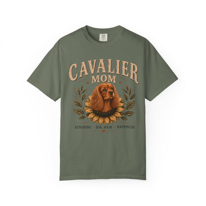 Ruby Cavalier Mom Sunflower Shirt
