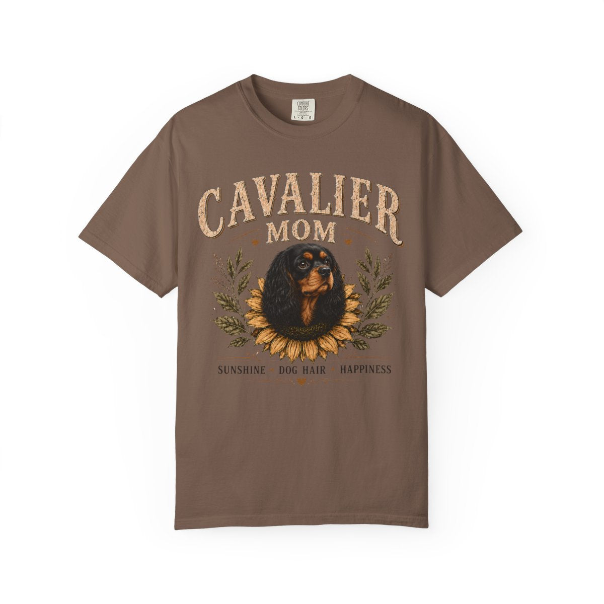 Black and Tan Cavalier Mom Shirt, Cavalier King Charles Spaniel Tee, Dog Lover Gift