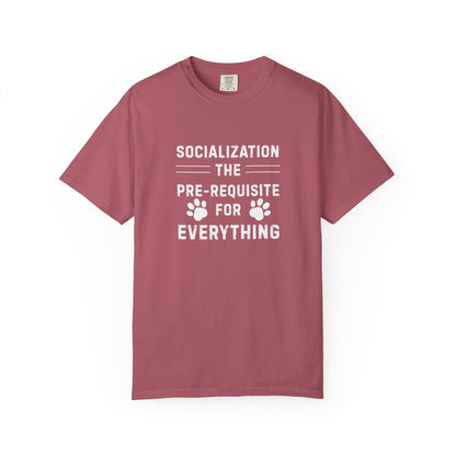 Dog Training Shirt – Socialization: The Prerequisite for Everything Tee