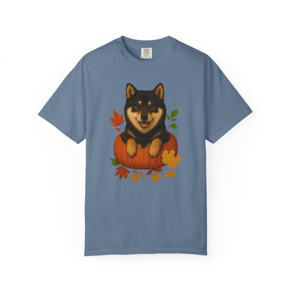 Shiba Inu Pumpkin Shirt, Cute Fall Dog Lover T-Shirt for Shiba Moms and Dads