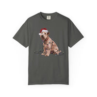 Load image into Gallery viewer, Christmas Soft Coated Wheaten Terrier Shirt, Christmas Lights Dog Tee, Christmas Dog, Terrier Mom Tee, Gift for Dog Lover, Terrier Tee
