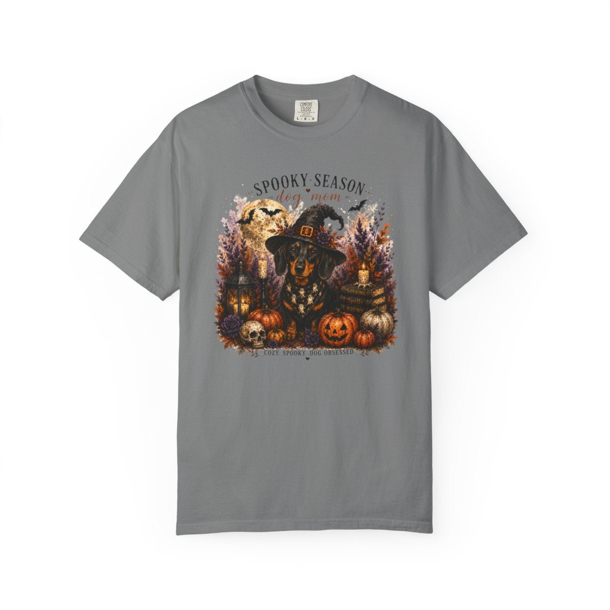 Black & Tan Dachshund Spooky Season Dog Mom Halloween Shirt