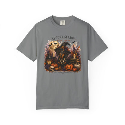 Black & Tan Dachshund Spooky Season Dog Mom Halloween Shirt