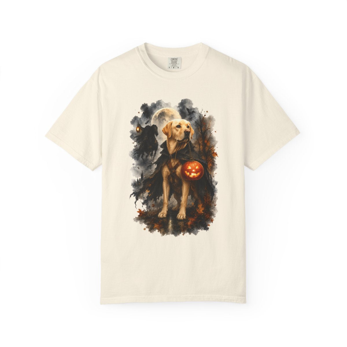 Yellow Lab Headless Horseman Inspired Halloween Comfort Colors Shirt