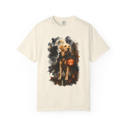 Yellow Lab Headless Horseman Inspired Halloween Comfort Colors Shirt