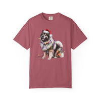 Load image into Gallery viewer, Christmas Keeshond Shirt, Christmas Lights Dog Shirt, Christmas Dog, Keeshond Mom Shirt, Gift for Dog Lover, Keeshond
