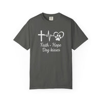 Load image into Gallery viewer, Faith Hope Dog Kisses Comfort Colors Shirt