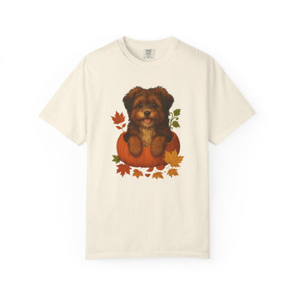 Havanese Pumpkin Fall Shirt, Cute Dog Lover Tee on Comfort Colors 1717