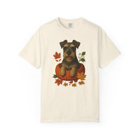 Load image into Gallery viewer, Schnauzer in Pumpkin Fall T-Shirt

