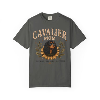 Black and Tan Cavalier Mom Shirt, Cavalier King Charles Spaniel Tee, Dog Lover Gift
