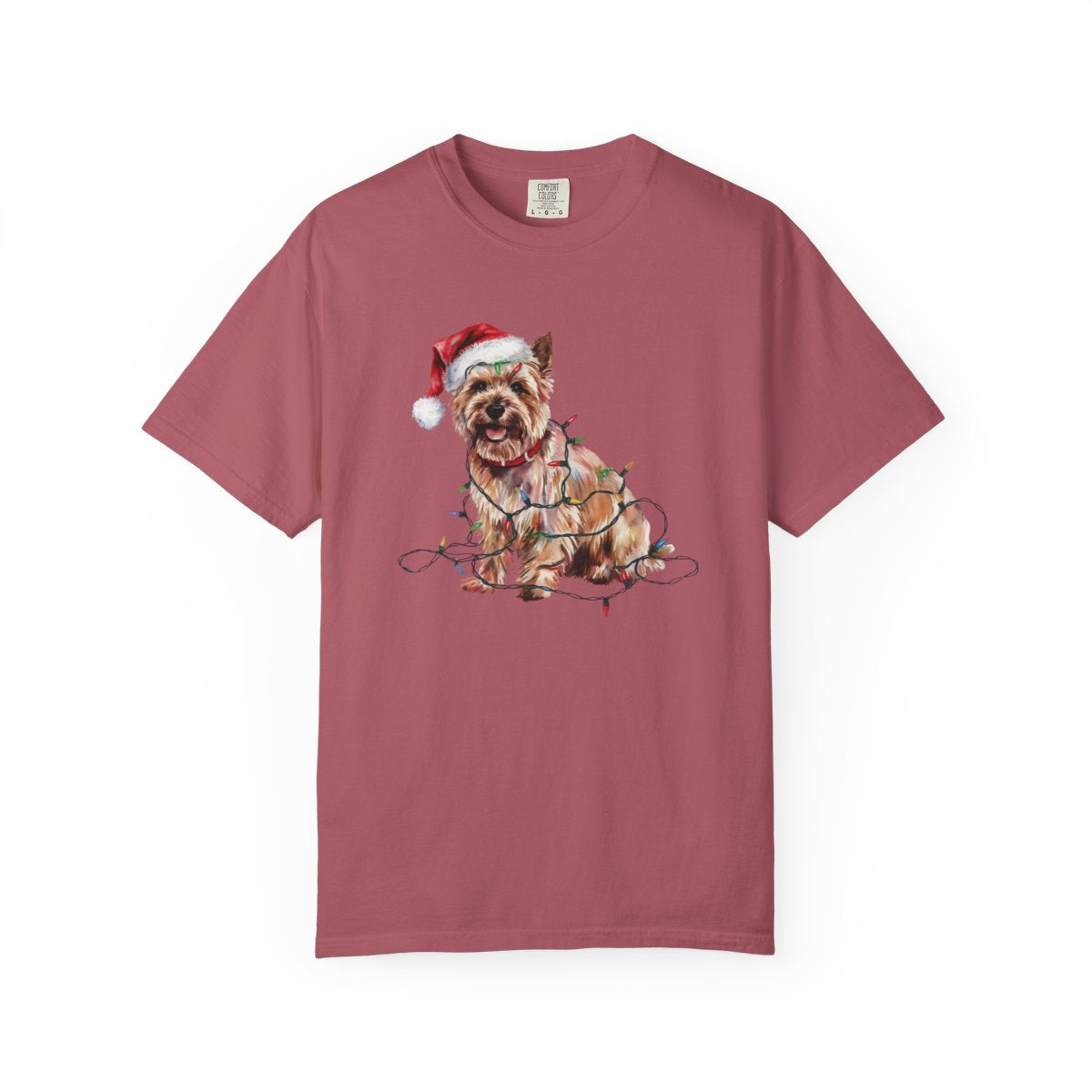 Christmas Cairn Terrier Shirt, Christmas Lights Dog Tee, Christmas Dog Tee, Cairn Terrier Mom Tshirt, Gift for Dog Lover, Cairn Terrier