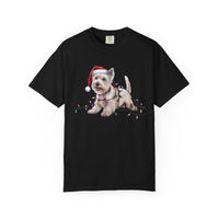 Load image into Gallery viewer, West Highland Terrier Christmas Lights Shirt, Festive Holiday Tee for Westie Lovers
