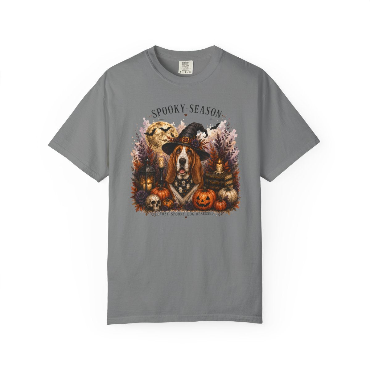 Basset Hound Spooky Season Dog Mom Halloween Shirt