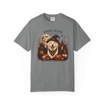 English Cream Golden Retriever Spooky Season Dog Mom Halloween Shirt