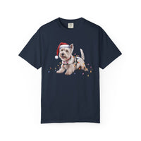 Load image into Gallery viewer, West Highland Terrier Christmas Lights Shirt, Festive Holiday Tee for Westie Lovers
