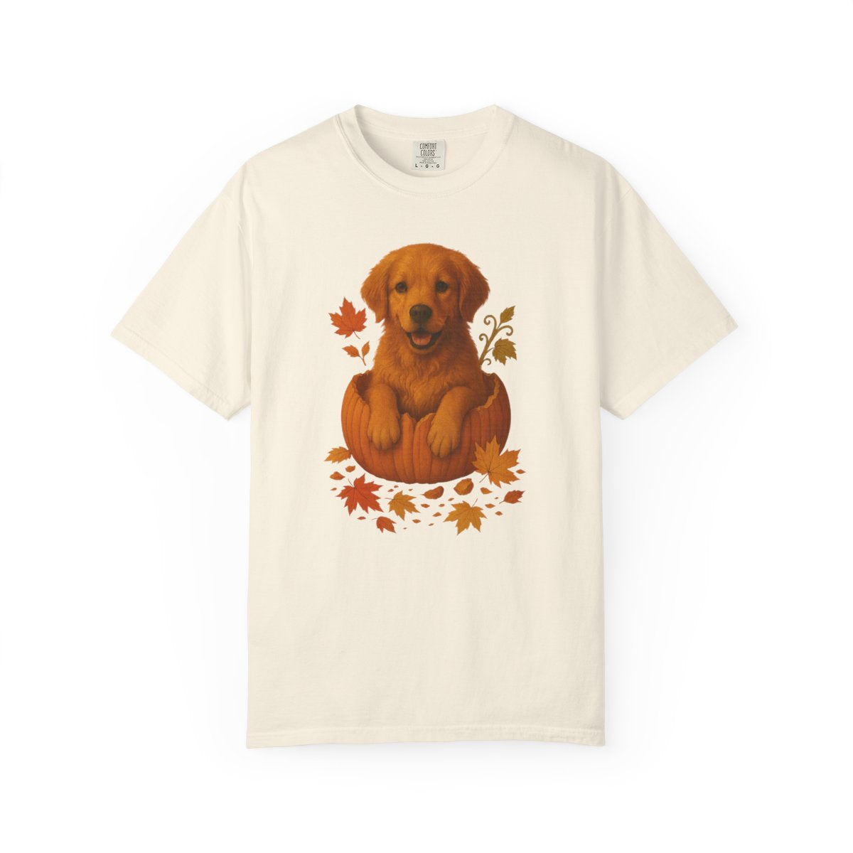 Golden Retriever Pumpkin Fall Shirt – Cute Autumn Dog Tee for Golden Lovers