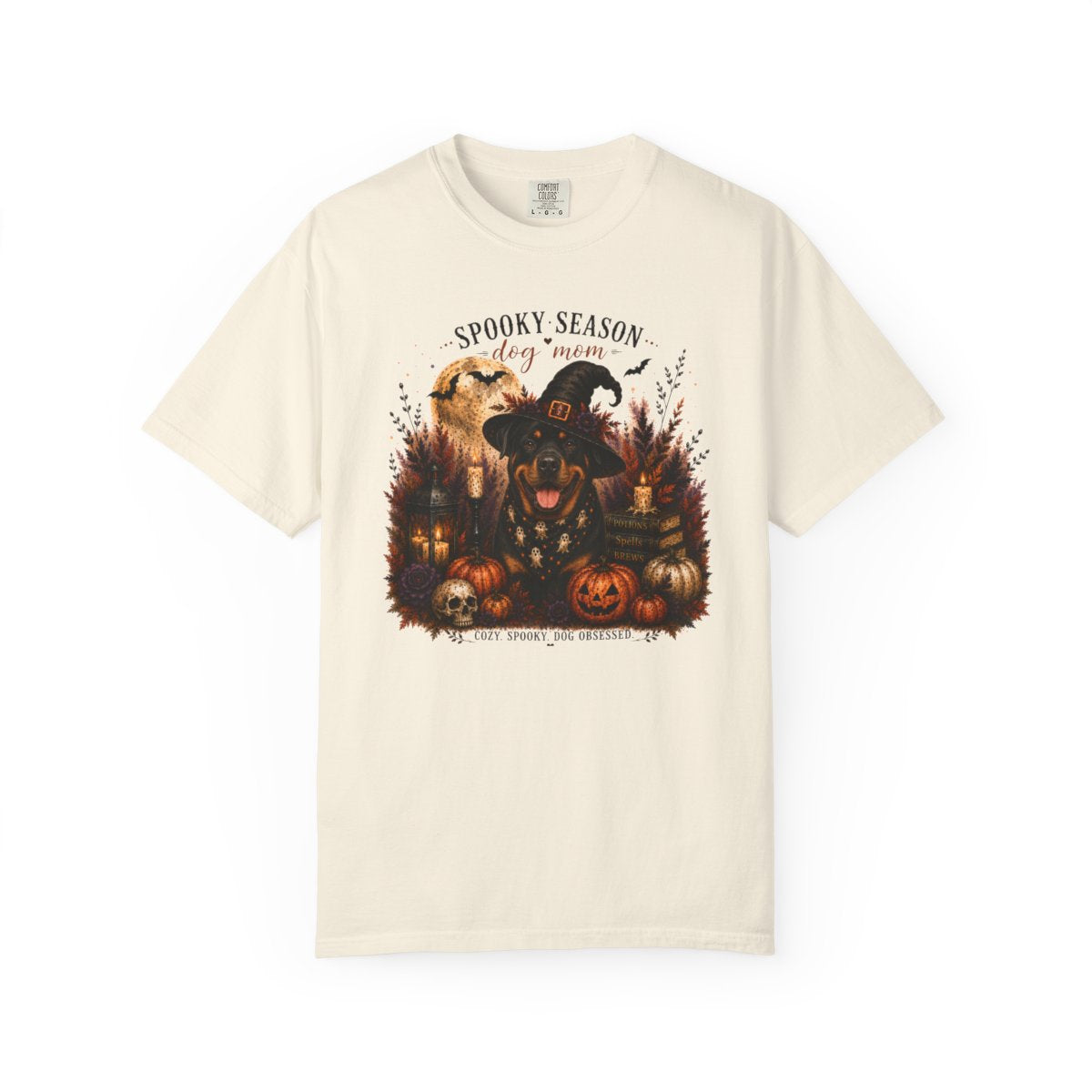 Rottweiler Spooky Season Dog Mom Halloween Shirt