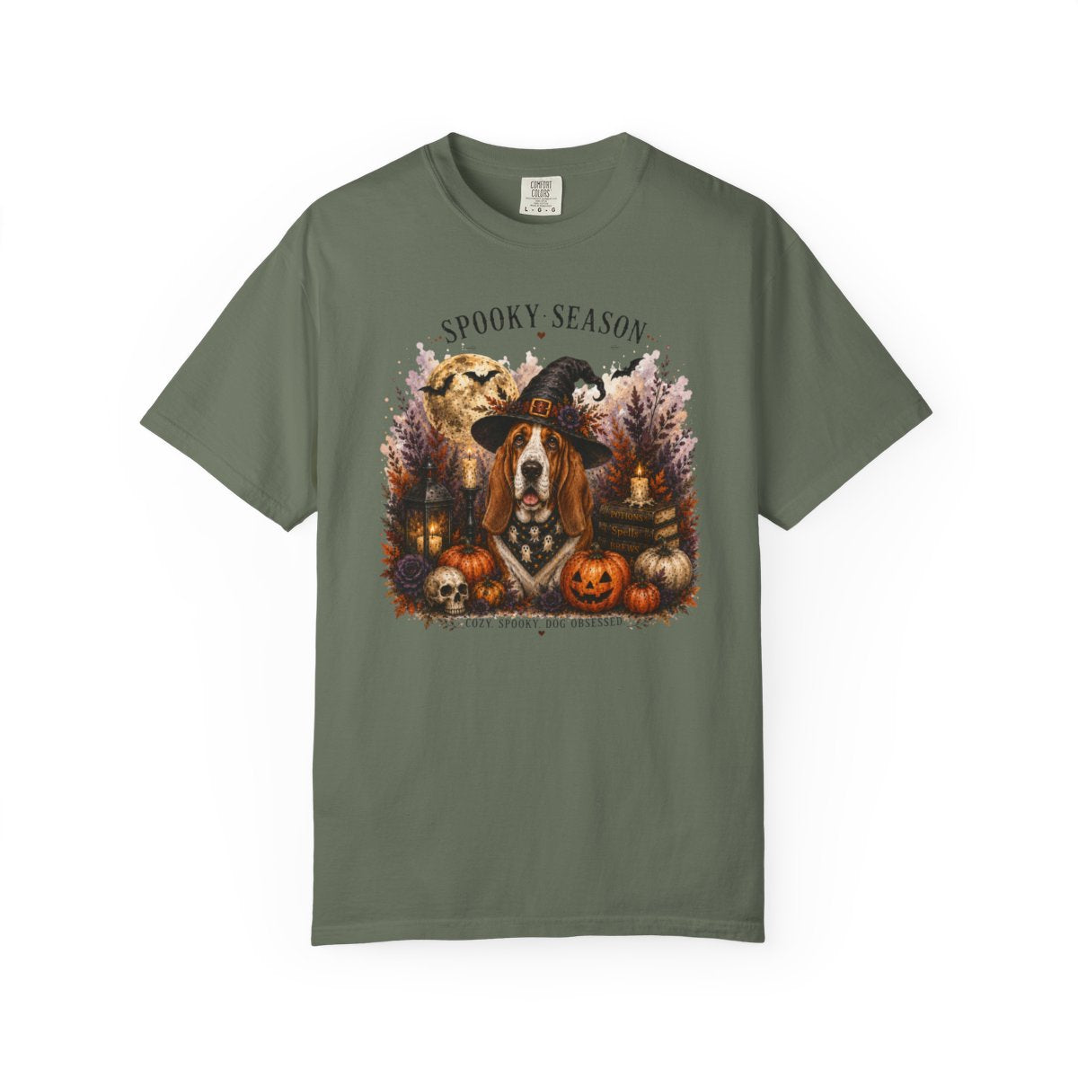 Basset Hound Spooky Season Dog Mom Halloween Shirt