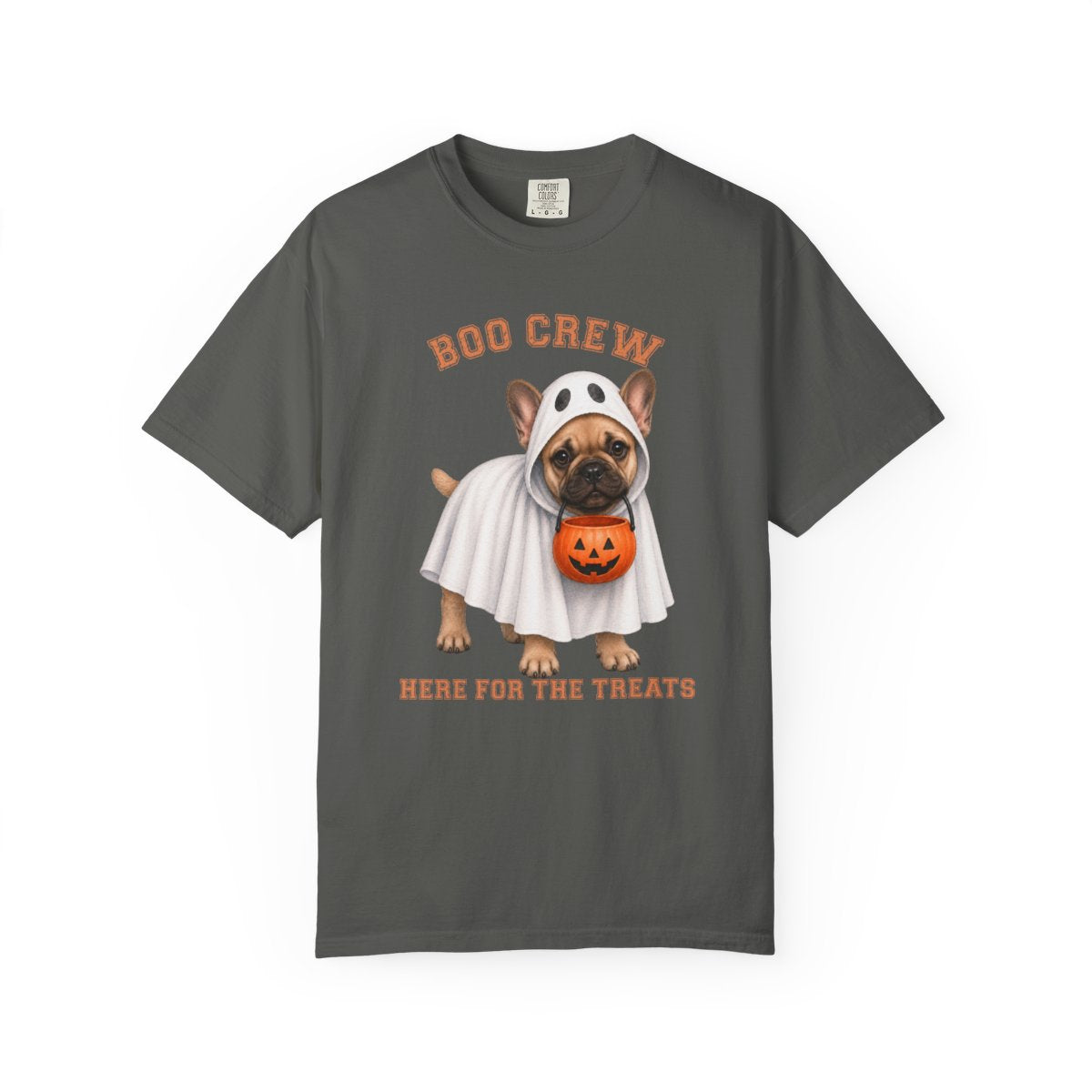 French Bulldog Boo Crew Halloween Shirt, Here for the Treats Dog Mom Tee
