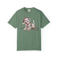 Load image into Gallery viewer, West Highland Terrier Christmas Lights Shirt, Festive Holiday Tee for Westie Lovers

