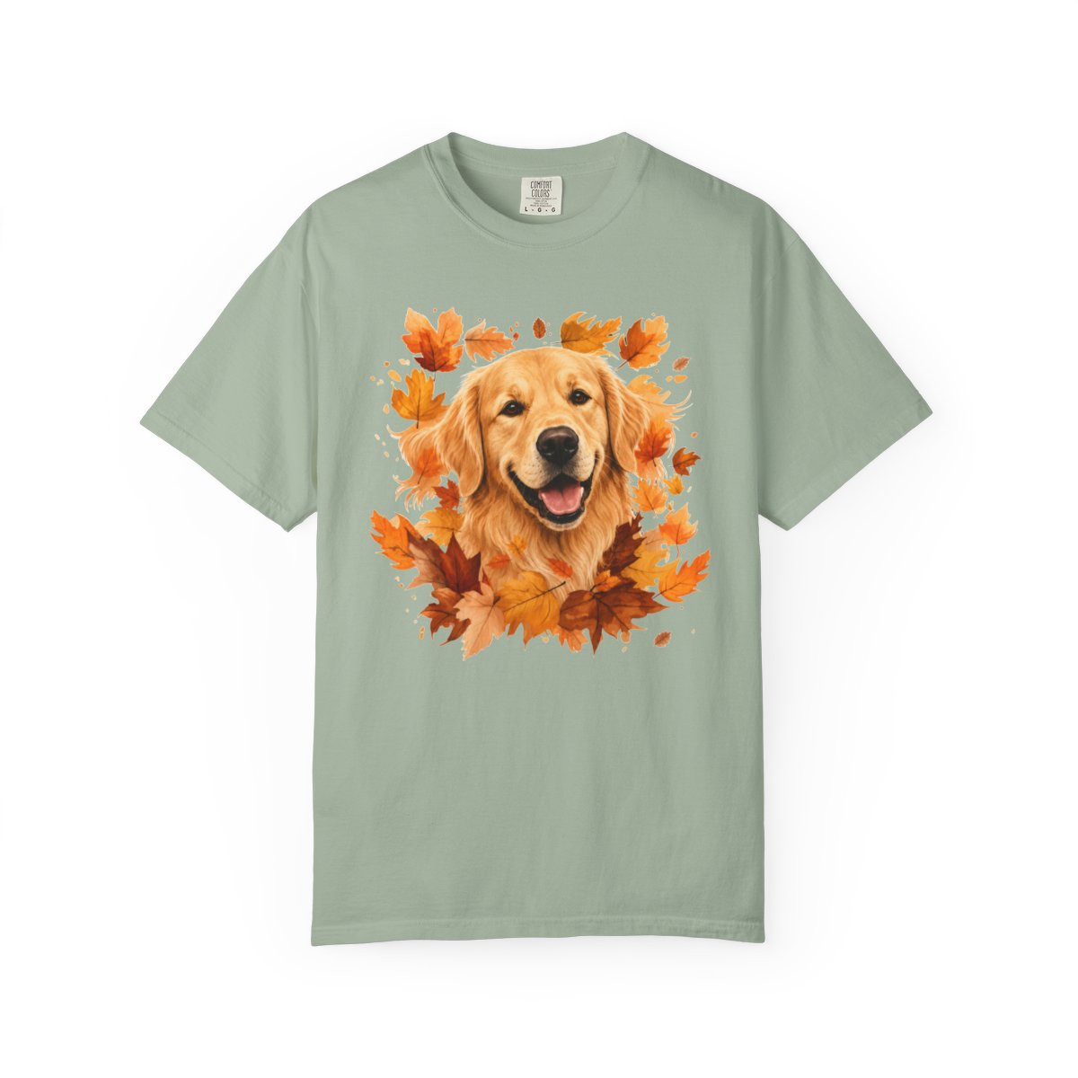 Golden Retriever Fall Shirt | Autumn Dog Mom Comfort Colors Tee