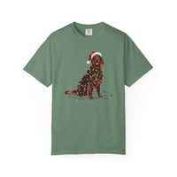 Load image into Gallery viewer, Christmas Irish Setter Shirt, Christmas Lights Dog Tee, Christmas Dog Tee, Irish Setter Mom Tshirt, Gift for Dog Lover, Irish Setter
