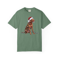 Load image into Gallery viewer, Vizsla Christmas Lights Shirt, Festive Holiday Tee for Bird Dog Lovers
