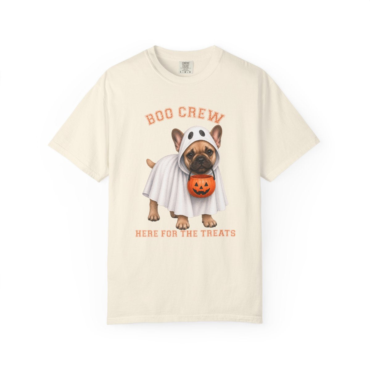 French Bulldog Boo Crew Halloween Shirt, Here for the Treats Dog Mom Tee