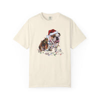 Load image into Gallery viewer, Christmas Bulldog Shirt, Christmas Lights Dog Tee, Christmas Dog Tee, Bulldog Mom Tshirt, Gift for Dog Lover, Bulldog
