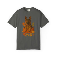 Load image into Gallery viewer, German Shepherd Pumpkin Fall T-Shirt, Cute Autumn Dog Lover Tee &amp; Thanksgiving Gift
