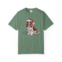 Load image into Gallery viewer, Christmas Cavalier King Charles Spaniel Shirt, Christmas Lights Dog Tee, Christmas Dog Tee, Cavalier Spaniel Mom Tshirt, Gift for Dog Lover
