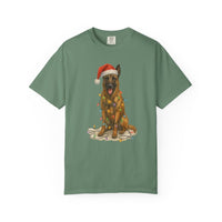 Load image into Gallery viewer, Belgian Malinois Christmas Lights Dog Shirt, Festive Holiday Tee for Malinois Fans
