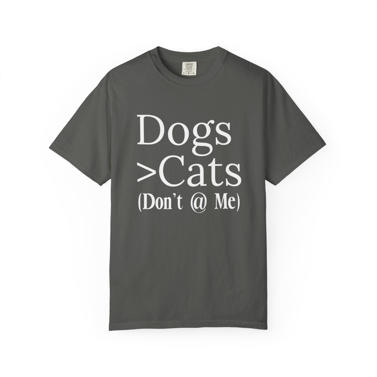 Dogs Are Greater Than Cats Shirt – Funny Dog Lover Tee for Pet Owners