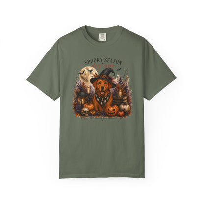Fox Red Lab Spooky Season Dog Mom Halloween Shirt