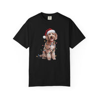 Load image into Gallery viewer, Christmas Poodle Shirt, Christmas Lights Dog Tee, Christmas Dog Tee, Poodle Mom Tshirt, Gift for Dog Lover, Poodle
