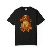 Load image into Gallery viewer, Cavalier King Charles in Pumpkin Fall Shirt, Cute Autumn Dog Tee for Cavalier Moms
