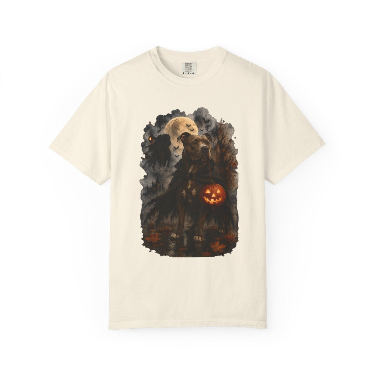 Pitbull Headless Horseman Inspired Halloween Comfort Colors Shirt
