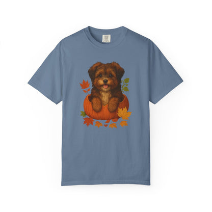Havanese Pumpkin Fall Shirt, Cute Dog Lover Tee on Comfort Colors 1717