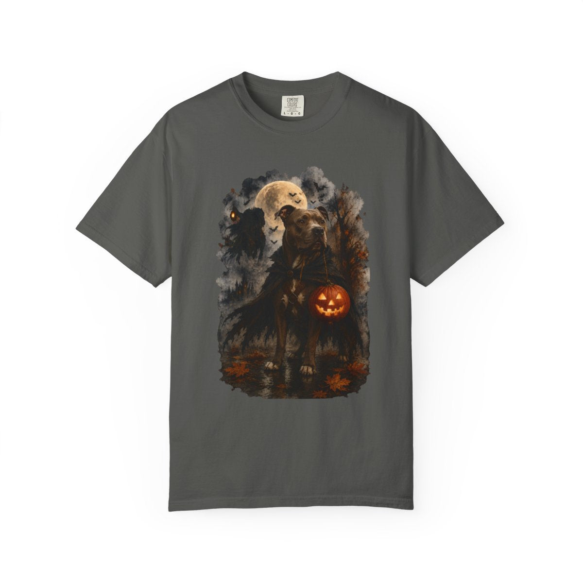Pitbull Headless Horseman Inspired Halloween Comfort Colors Shirt