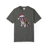 Load image into Gallery viewer, Christmas French Bulldog Shirt, Christmas Lights Dog Tee, Christmas Dog Tee, French Bulldog Mom Tshirt, Gift for Dog Lover, French Bulldog
